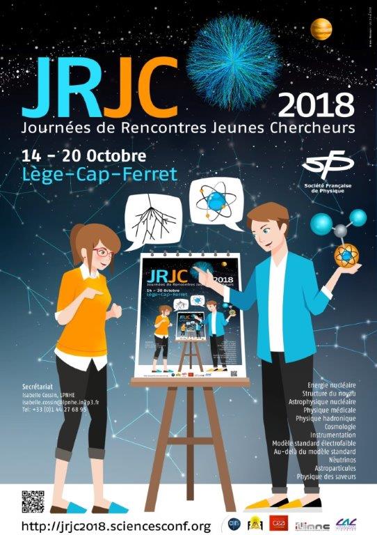 Journées de rencontres des jeunes chercheurs 2018 du 14 au 20 octobre 2018