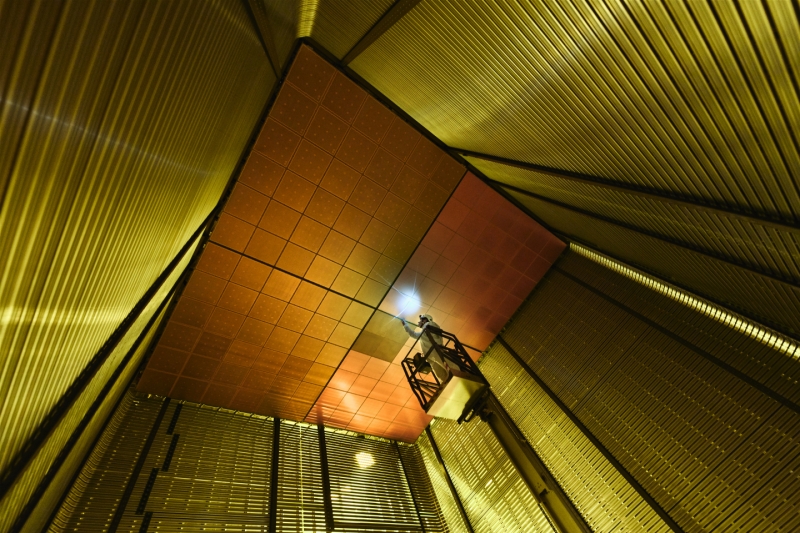 Une nouvelle technologie innovante pour détecter les neutrinos testée à grande échelle au CERN