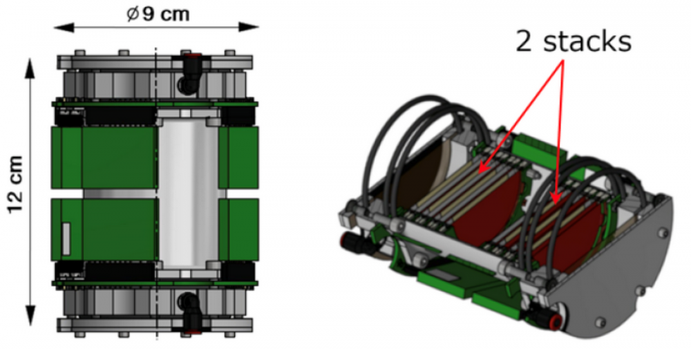 Une chambre à fission pour cible active