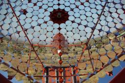 Vues en Namibie de Hess,  télescope consacré à l'exploration du ciel gamma à très haute énergie 