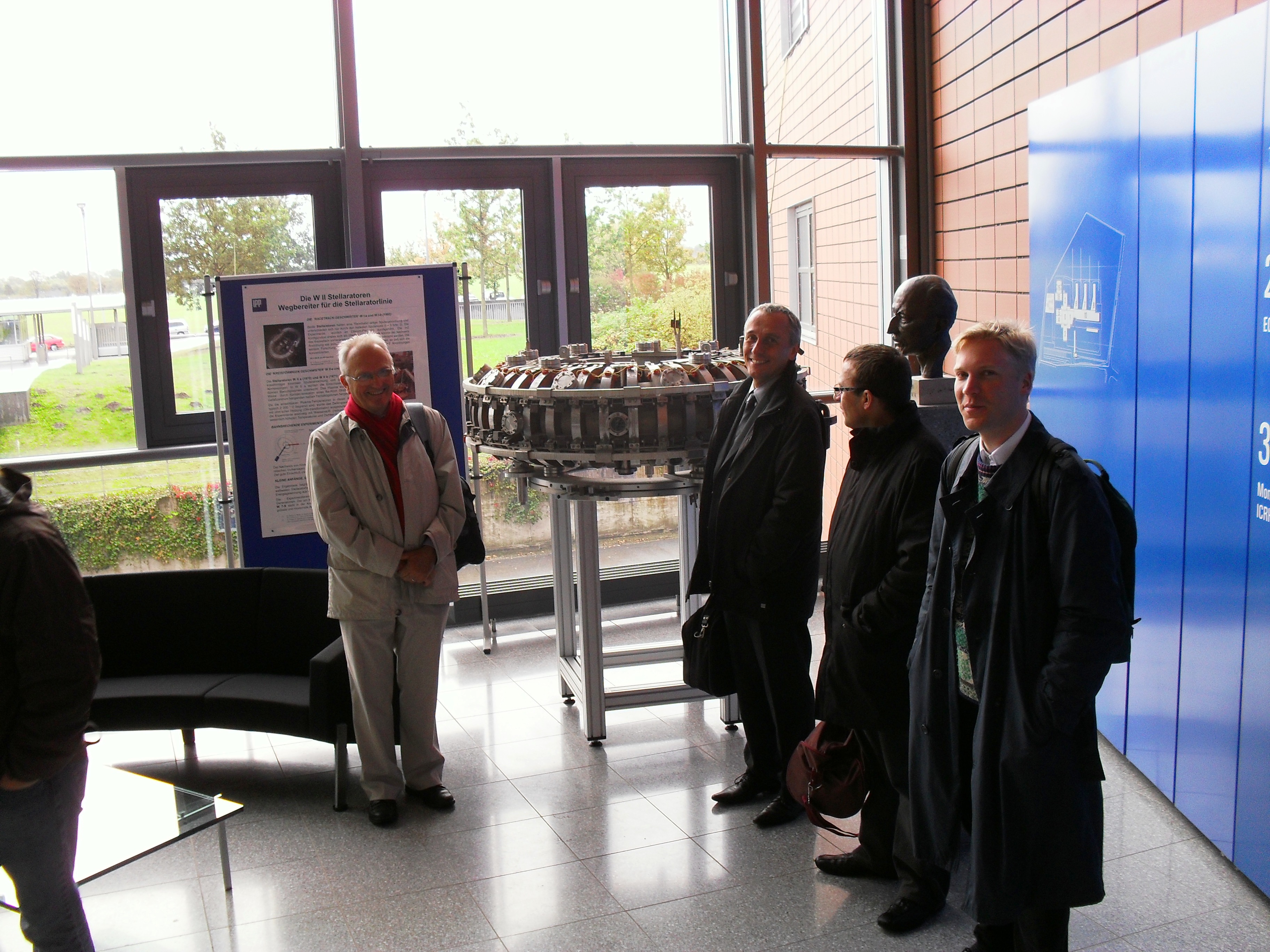 A l'entrée de l'institut IPP-Greifswald