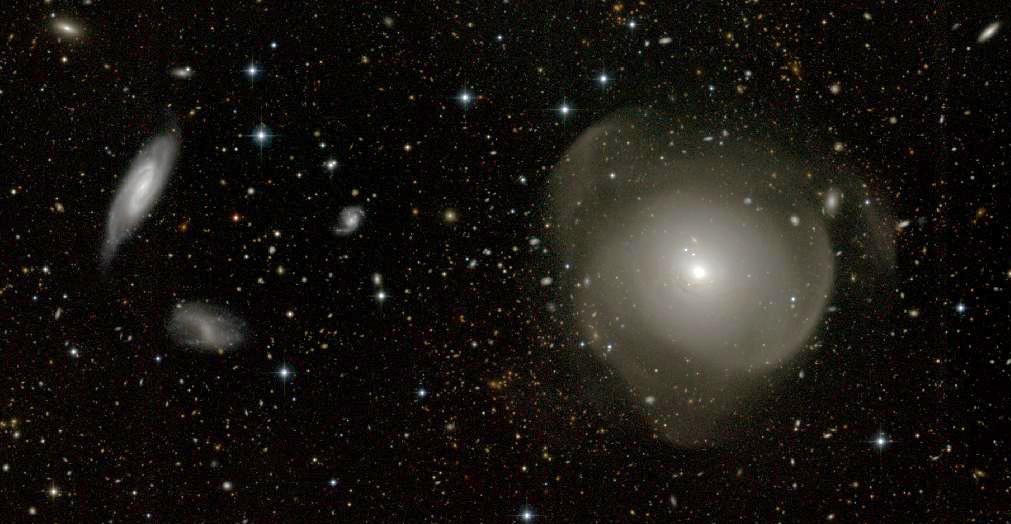 Une galaxie elliptique vue par MegaCam