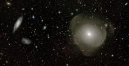 Une galaxie elliptique vue par MegaCam