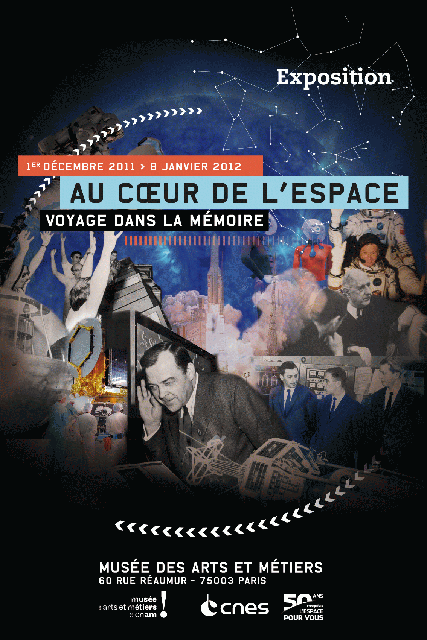 Exposition « Au coeœur de l’'espace » à Paris - 50 ans du CNES