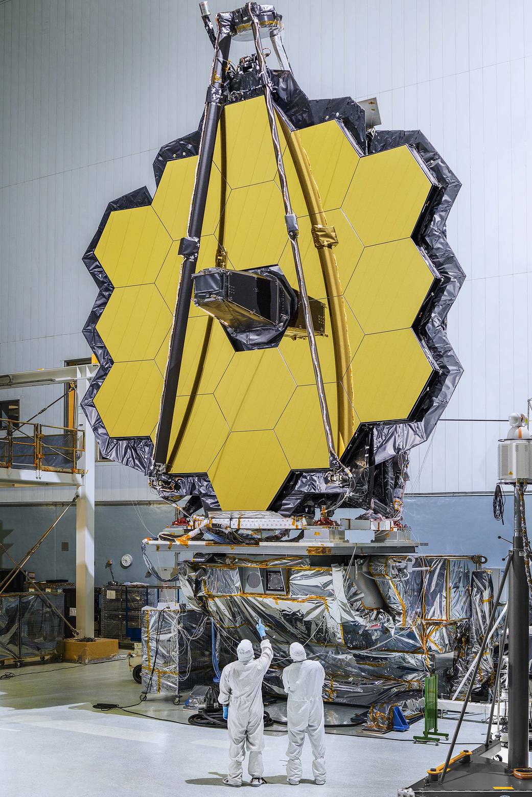 Test réussi des miroirs du futur télescope spatial géant JWST