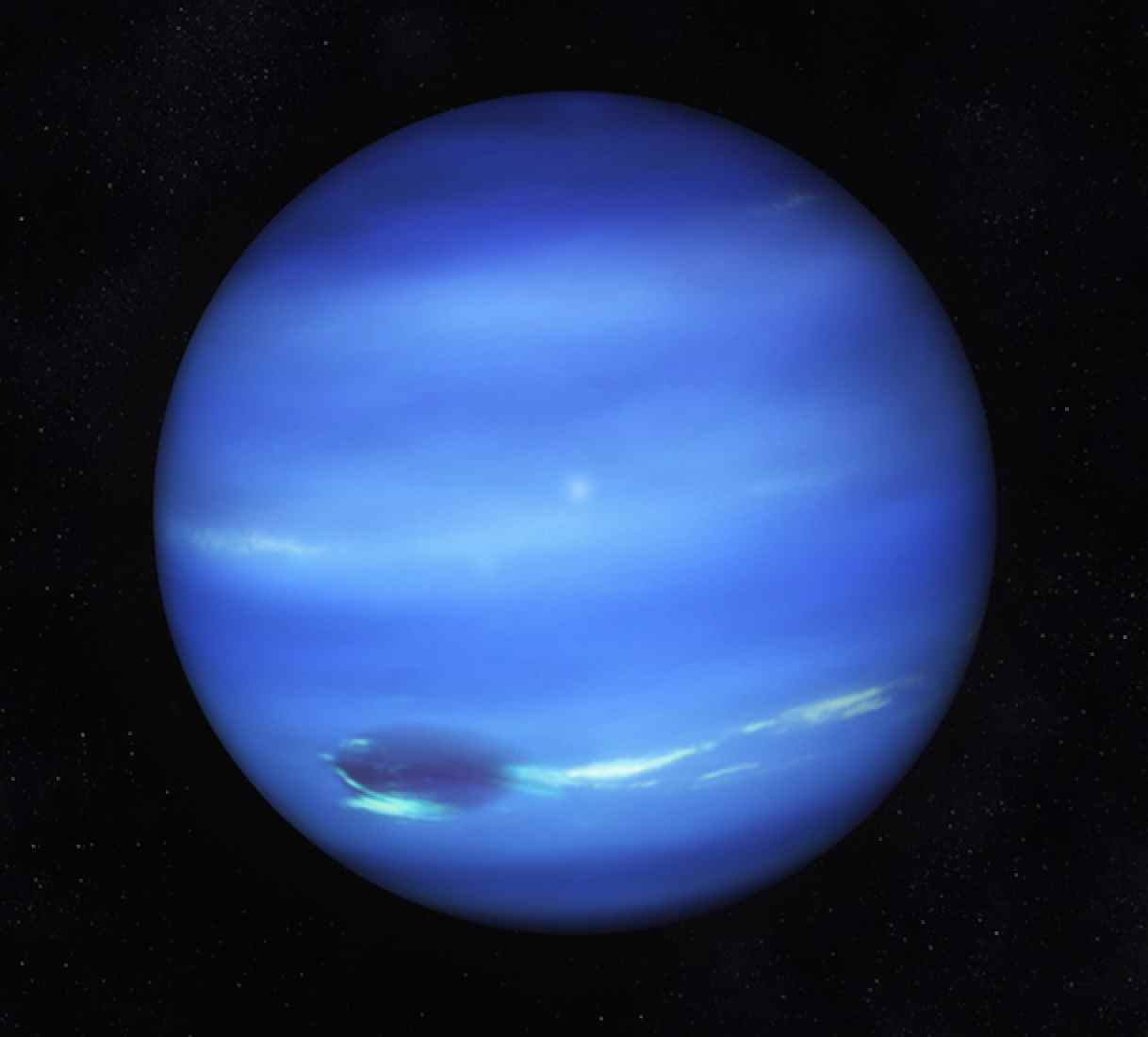 The oscillations of the Sun are reflected by the planet Neptune