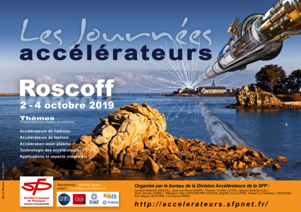 Journées accélérateurs 2019 du 2 au 4 octobre à Roscoff