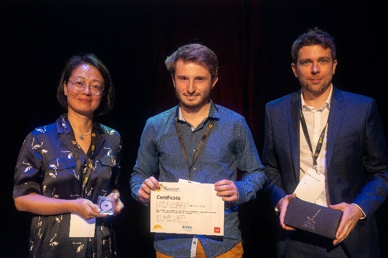Simon Bagnis reçoit le prix « Outstanding Student » à la conférence internationale Magnet Technology 2023