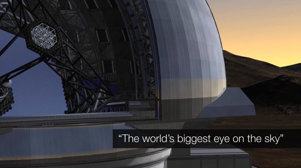 Le télescope européen géant E-ELT