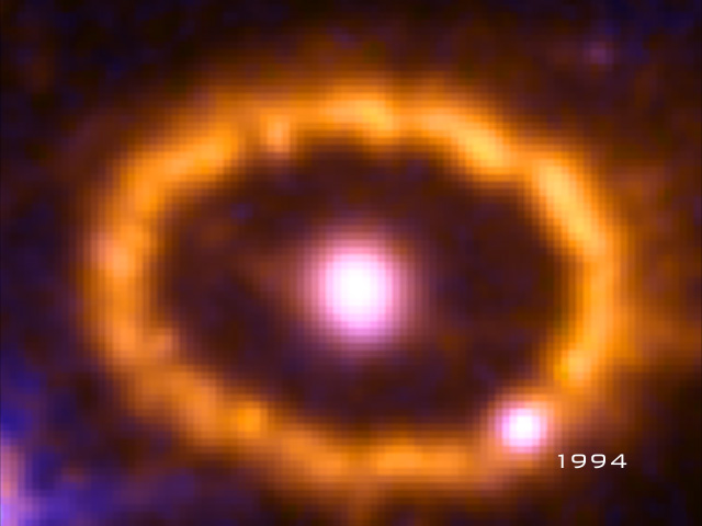 L'anneau équatorial interne de la supernova SN1987A