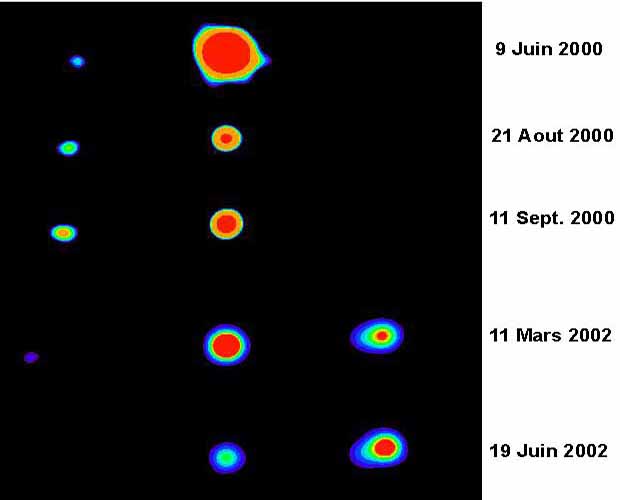 De puissants jets de matière relativiste autour d'un trou noir de notre Galaxie.