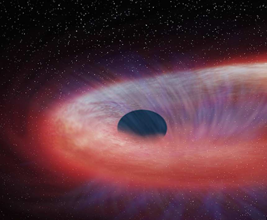 Des astronomes détectent une étoile déchirée par un trou noir géant