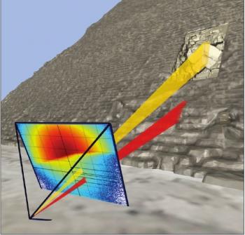 Discovery by ScanPyramids collaboration of an internal structure in the Kheops pyramid