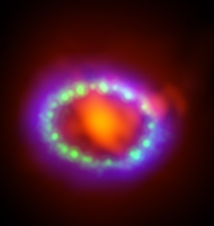 A-t-on retrouvé le coeur de la supernova ?