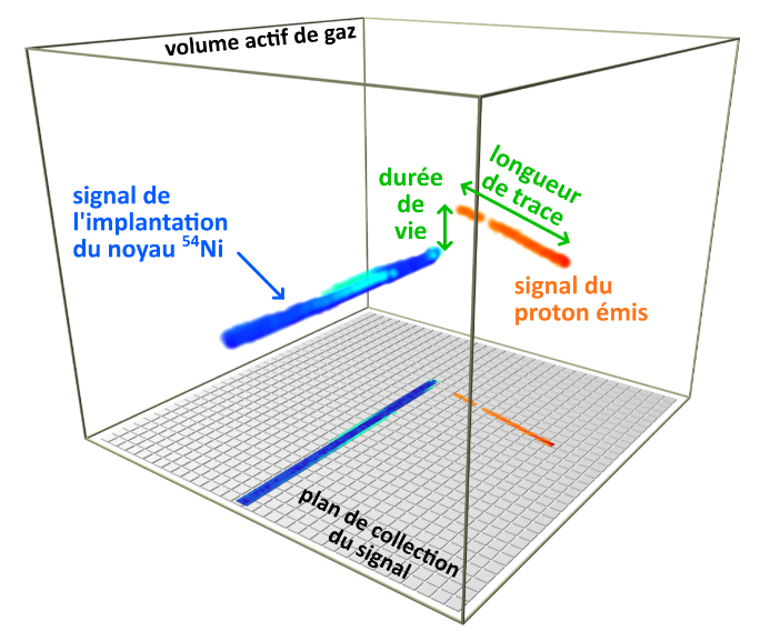 4D visualisation of a proton radioactivity with ACTAR TPC