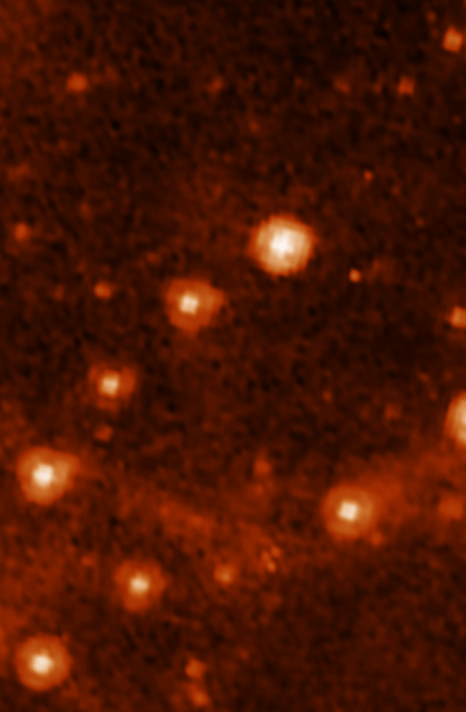 First MIRI image in its test phase