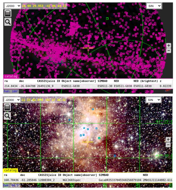 Atlas spectroscopique du télescope infrarouge Spitzer