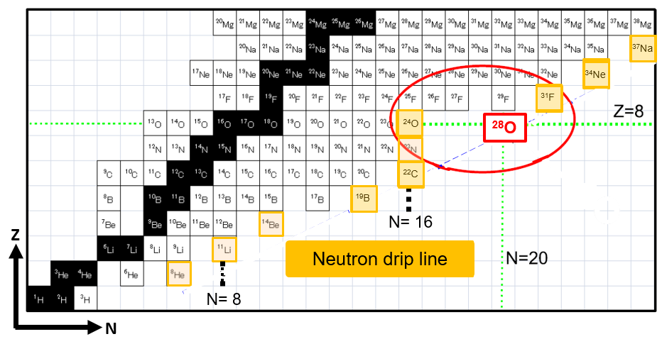Observation of the unstable oxygen-28 nucleus