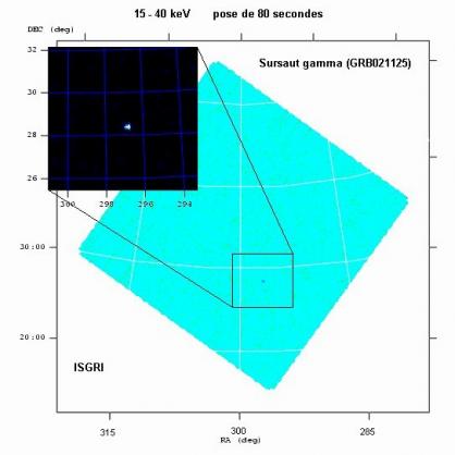 Premières images de la caméra ISGRI