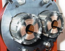 Superconducting quadrupole magnets for the LHC