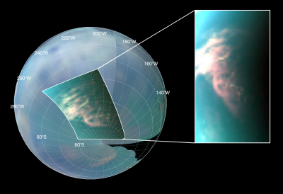 Fin d'été très nuageuse sur Titan