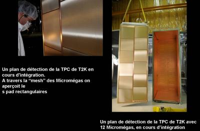 Les trajectographes TPC de l’expérience T2K au Japon se préparent à détecter des neutrinos