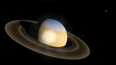Le ballet des lunes de Saturne révèle l\'intérieur de la planète