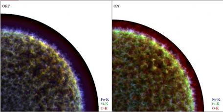 Simulations 3D  des puissants accélérateurs de particules dans la galaxie