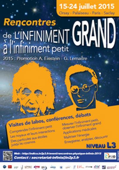 Rencontres d’été de physique: De l’infiniment grand à l’infiniment petit