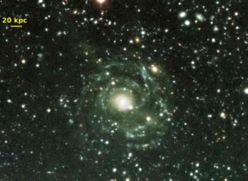 Le plus grand disque galactique connu dans l’univers
