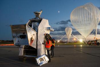 A 800 000 m3 balloon to pierce the dust of the Galaxy