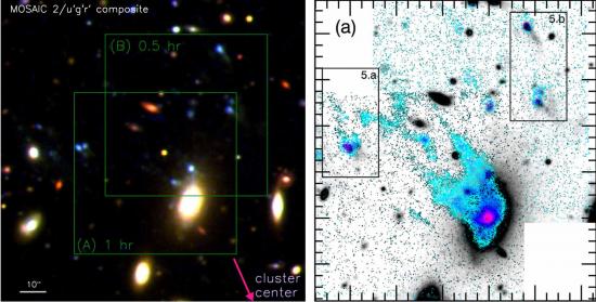 L'énigmatique galaxie méduse elliptique 