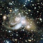 Cannibalisme dans un quintette de galaxies révélé par la caméra MegaCam du CEA