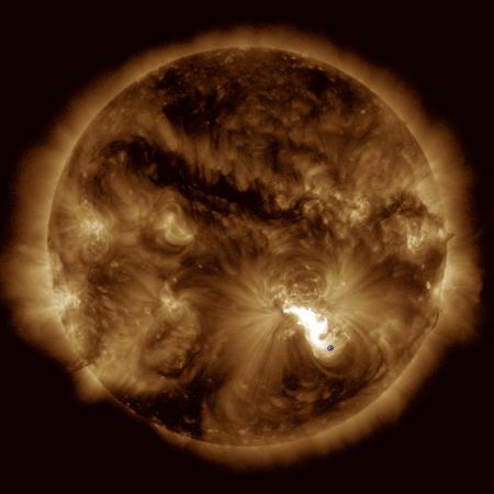 Pouvoir prévoir l'énergie des dangereuses éruptions solaires