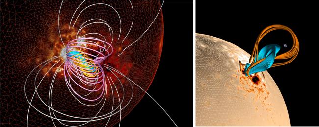 How to predict the energy of dangerous solar flares 