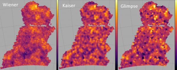 Image analysis to better reveal dark matter