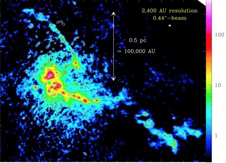 Trop de proto-étoiles massives !