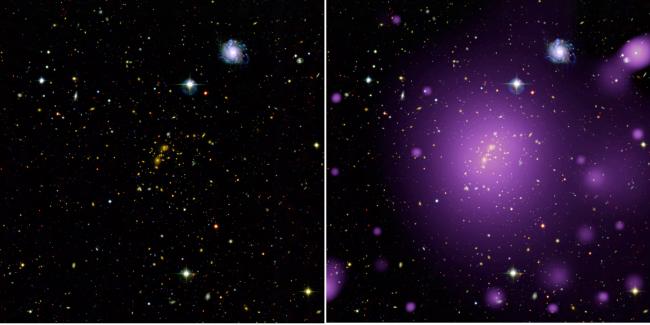 Dessiner l'univers: les rayons X apportent une nouvelle lumière
