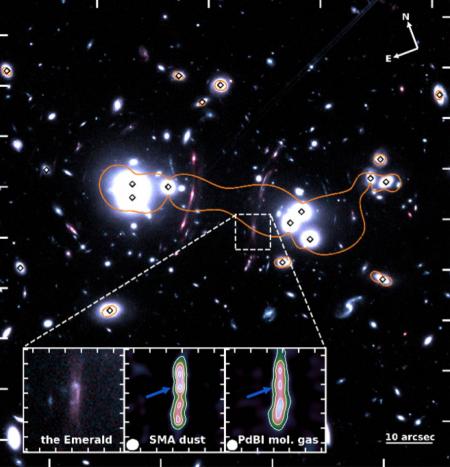 L\'Emeraude : un bijou de galaxie pour comprendre l\'évolution des premières galaxies massives