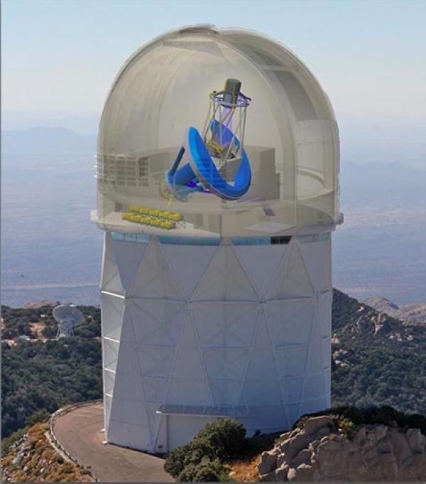 DESI s'installe à Kitt Peak 