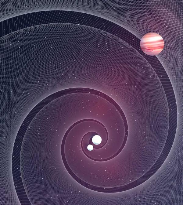 Les ondes gravitationnelles pour détecter les exoplanètes