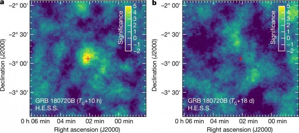 Première détection de l'émission rémanente d'un sursaut gamma en rayons gammas de très haute énergie