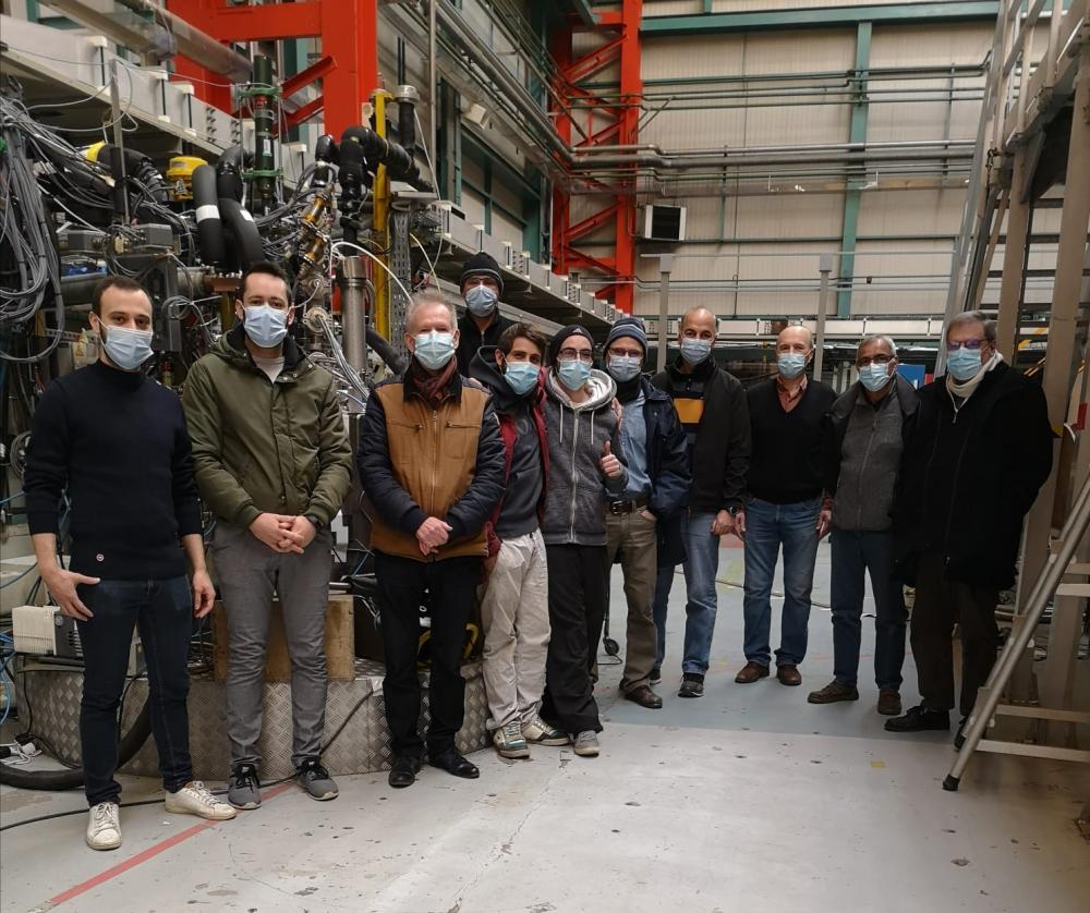 First test successful for the insertion quadrupole “MQYYM” for the HL-LHC project