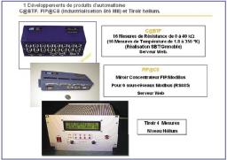 Les technologies Internet dans les systèmes de contrôle commande