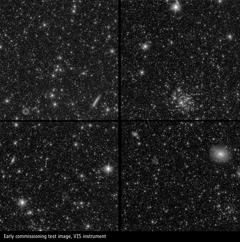 Images des premiers tests de mise en service d'Euclid !