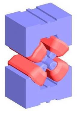 The quadrupoles and dipoles of the Soleil synchrotron storage ring