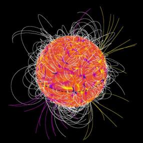 Simulations MagnétoHydrodynamiques du Soleil