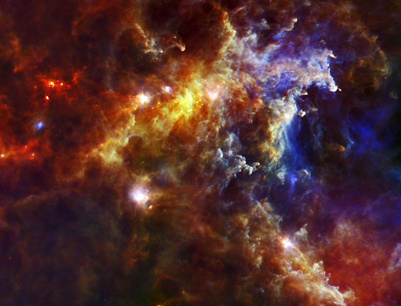 Baby stars in the Rosette cloud