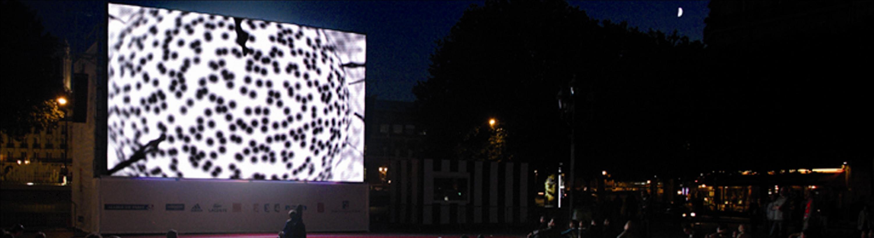 Nuit du film scientifique sur écran géant , le 5 juin, sur le parvis de l'Hôtel de Ville de Paris